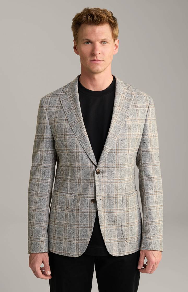 Joop Sakko Hoverest in Hellgrau kariert