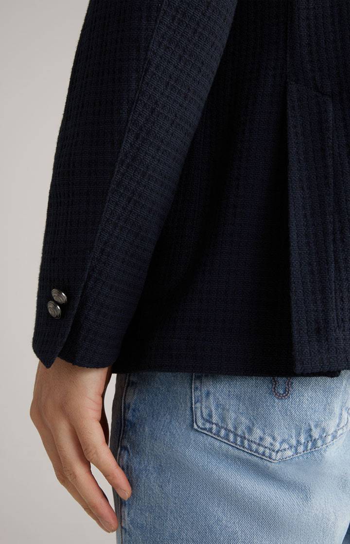 Joop Sakko Lenderson In Navy Strukturiert