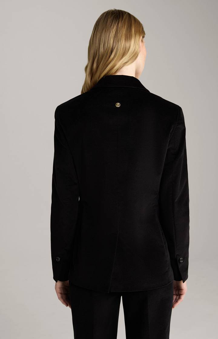 Joop Samt-Blazer In Schwarz