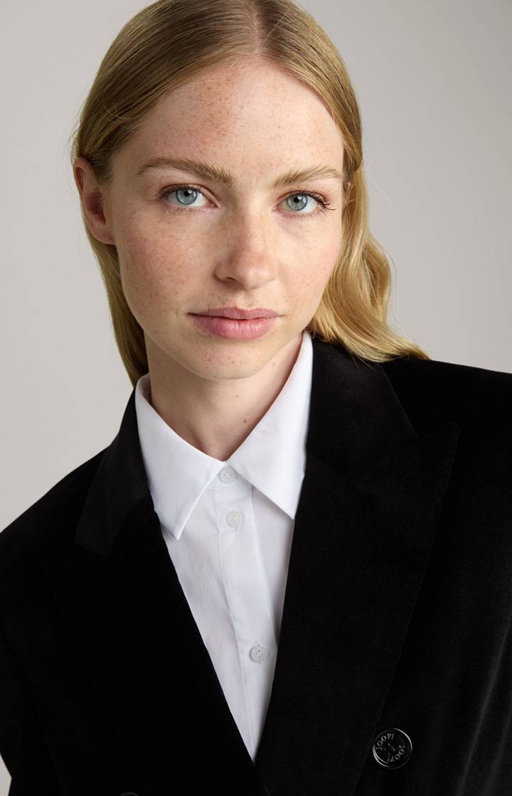 Joop Samt-Blazer In Schwarz