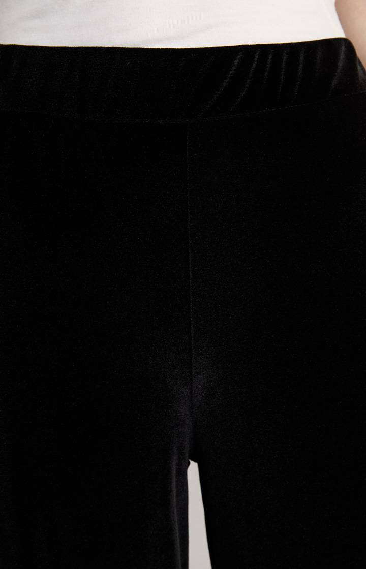 Joop Samt-Joggpants In Schwarz