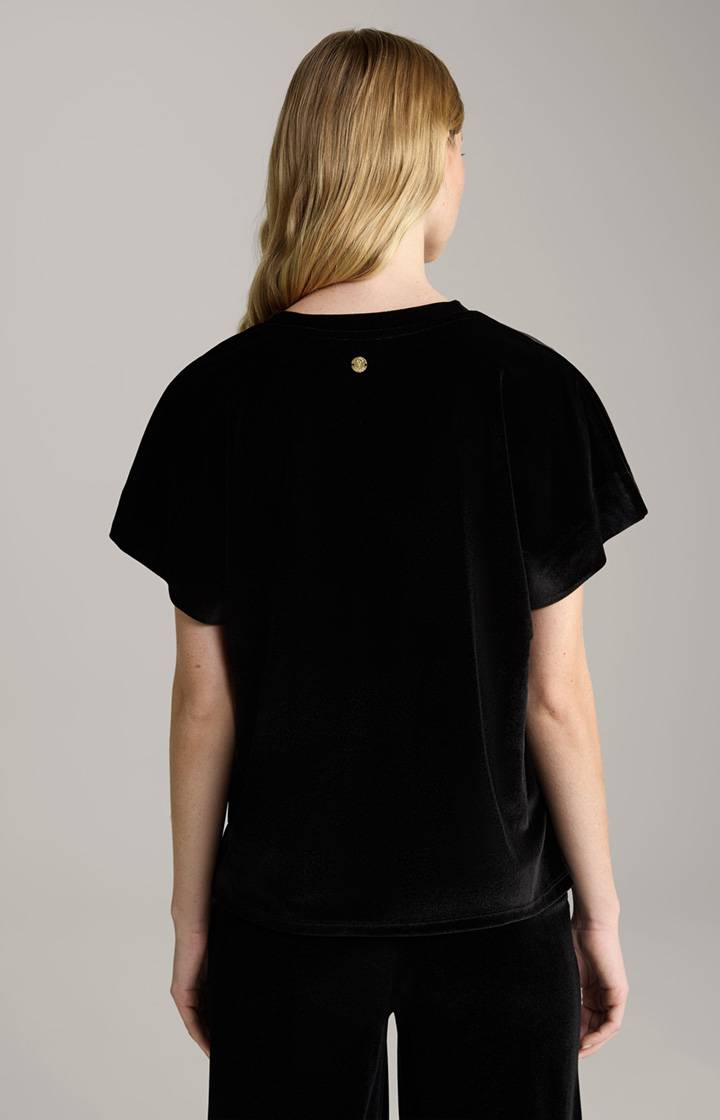 Joop Samt-T-Shirt In Schwarz