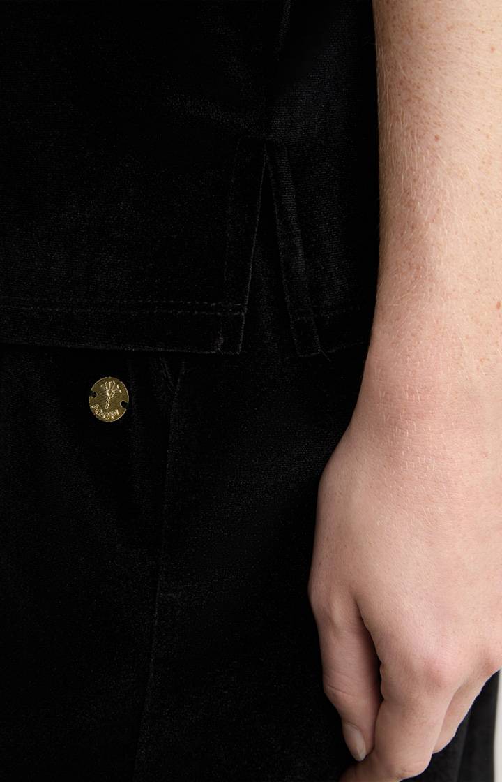 Joop Samt-T-Shirt In Schwarz