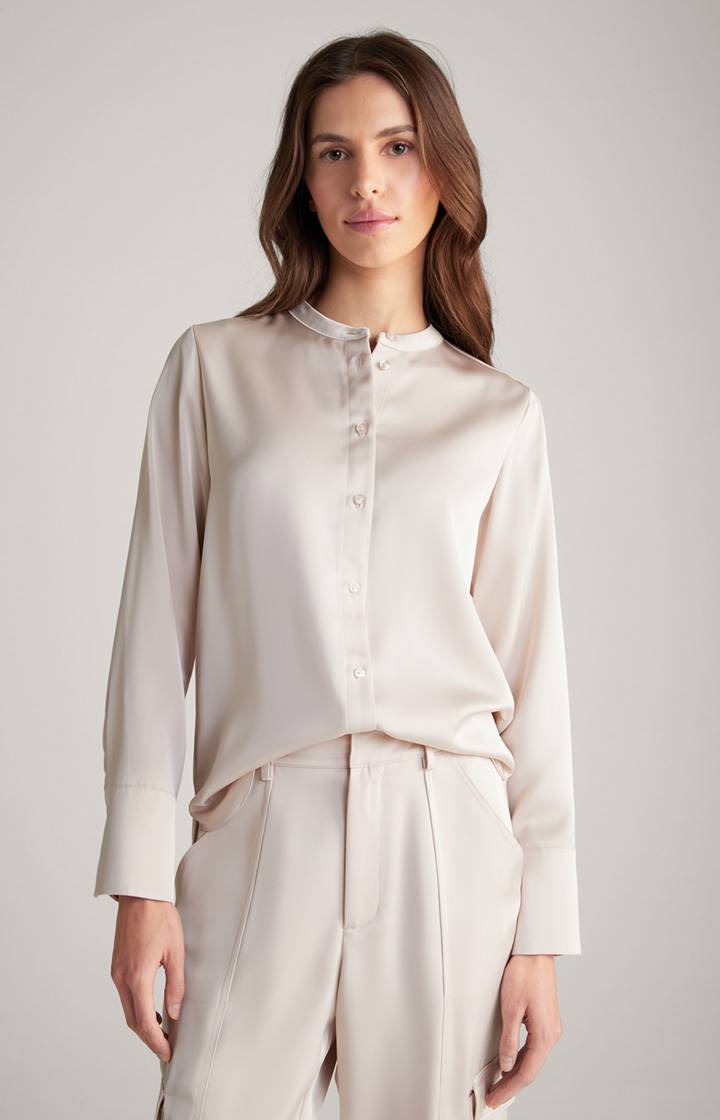 Joop Satin-Bluse in Nude