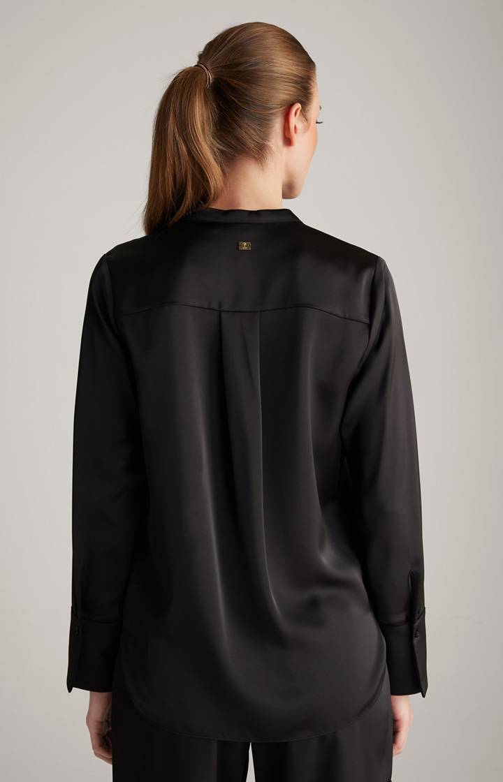 Joop Satin-Bluse In Schwarz