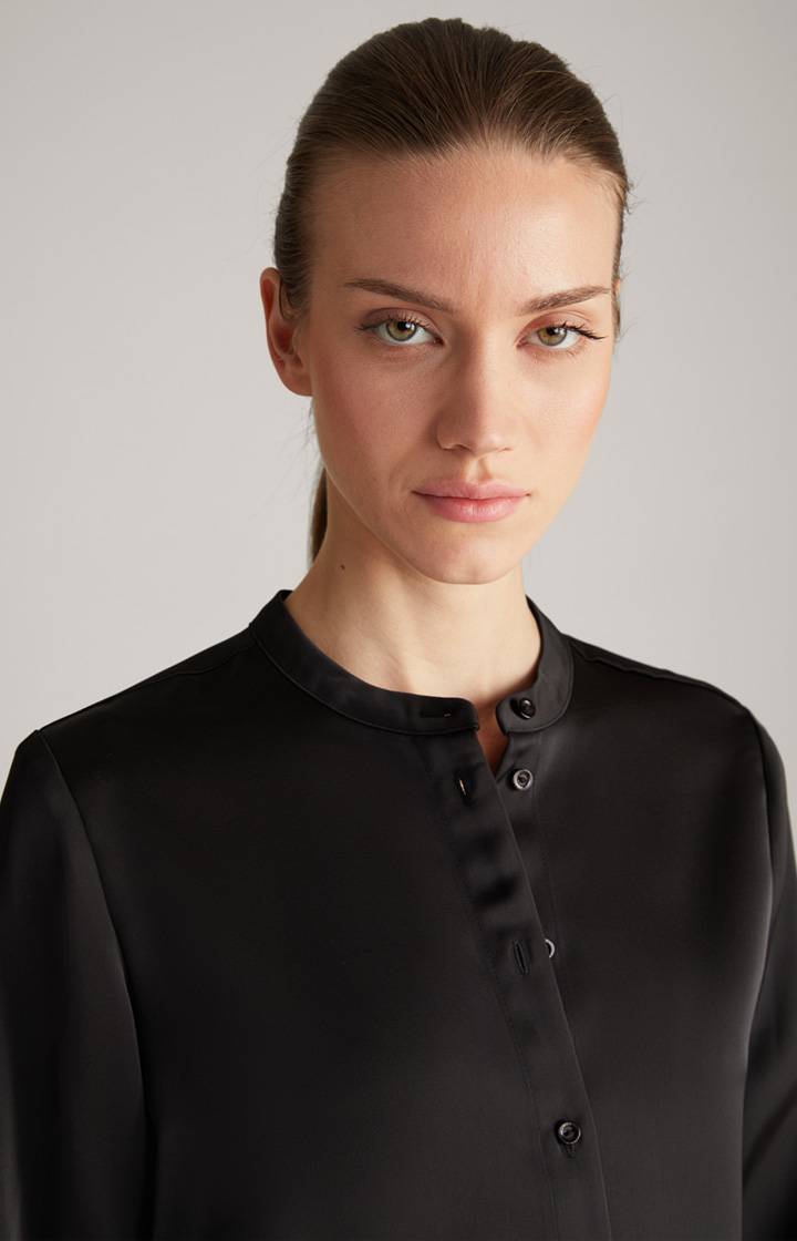 Joop Satin-Bluse In Schwarz