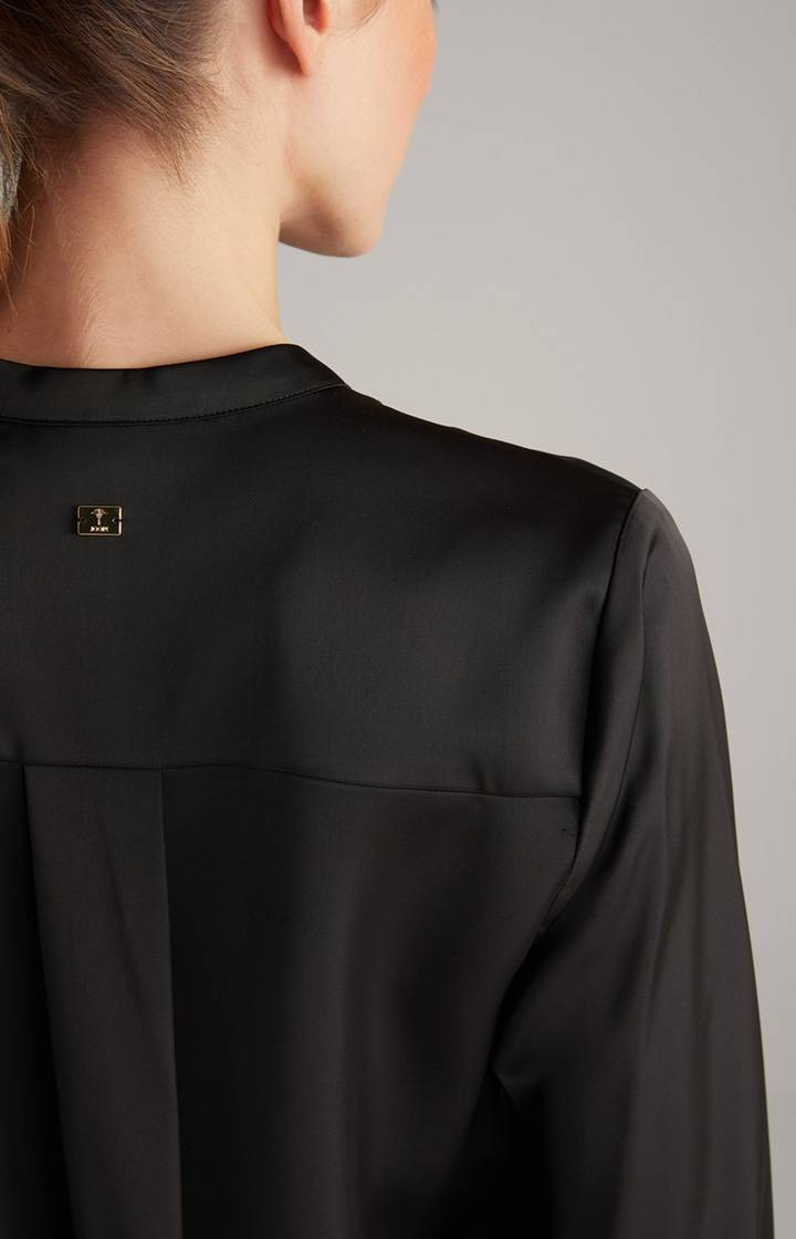 Joop Satin-Bluse In Schwarz