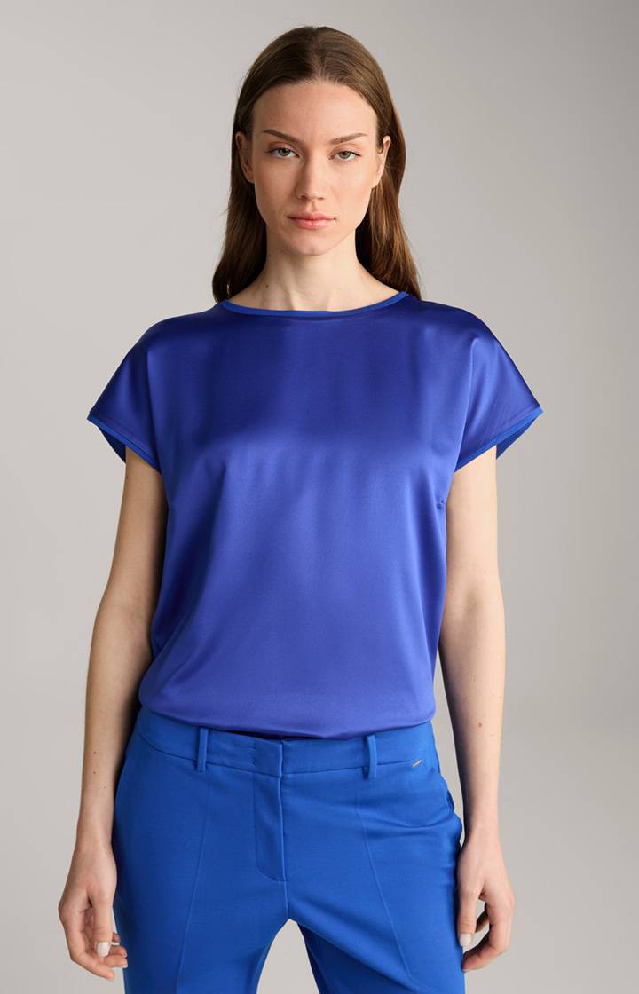 Joop Satin-Blusenshirt in Blau