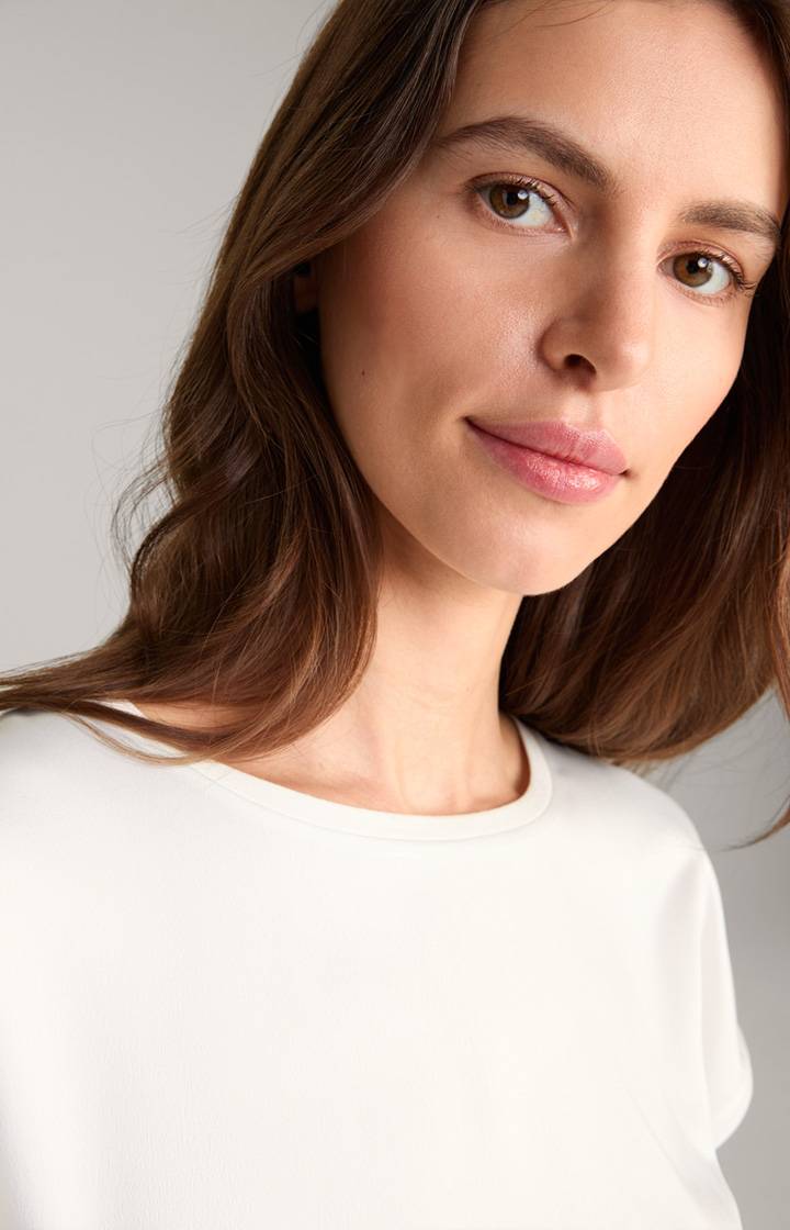 Joop Satin-Blusenshirt In Offwhite