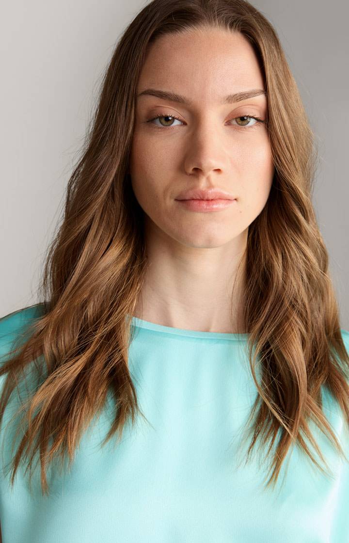 Joop Satin-Blusenshirt In Türkis