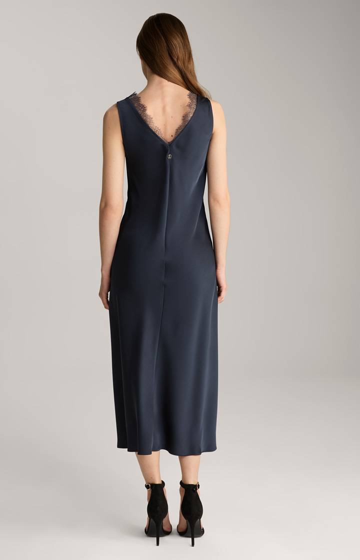 Joop Satinkleid In Navy