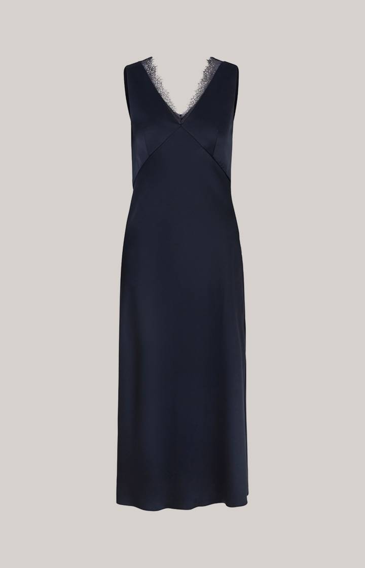Joop Satinkleid In Navy