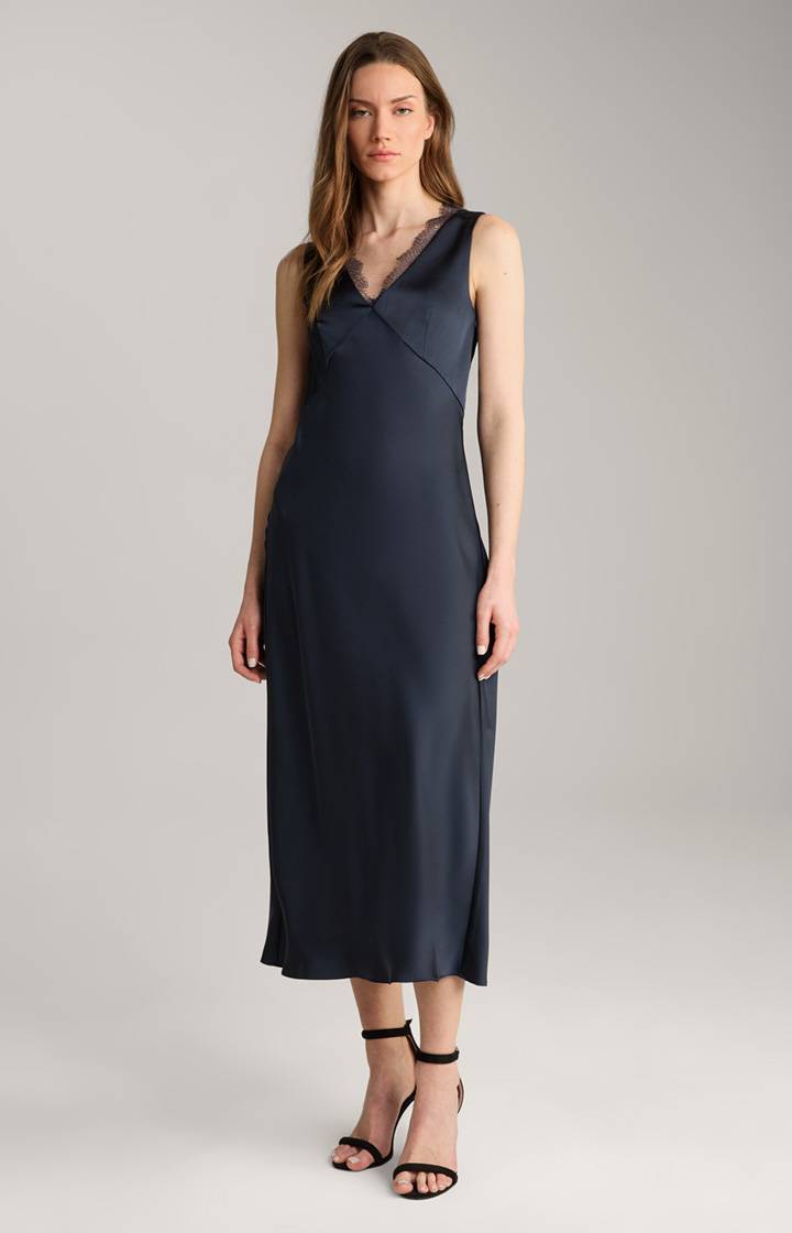 Joop Satinkleid in Navy