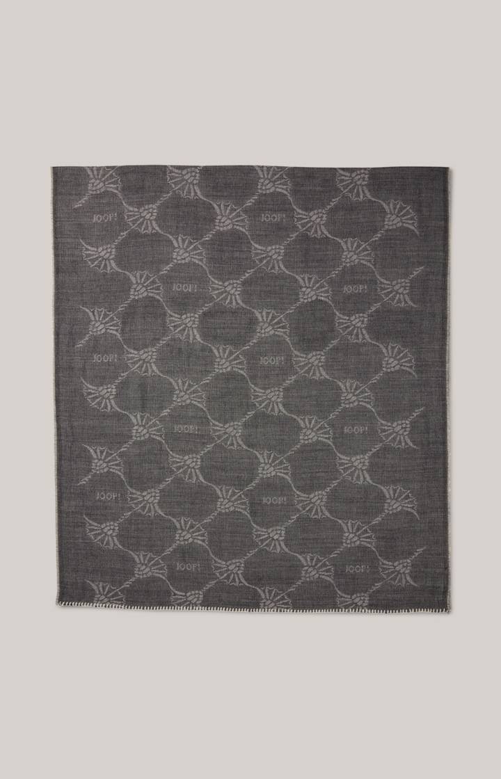 Joop Schal in Grau/Ecru