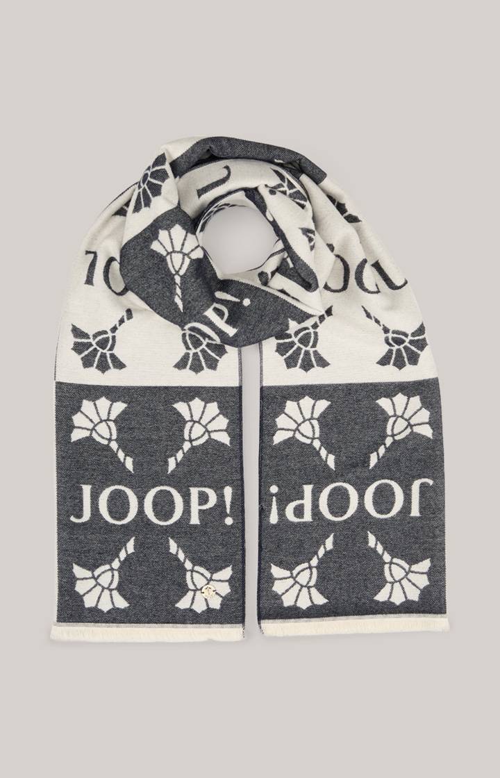 Joop Schal In Navy-Creme