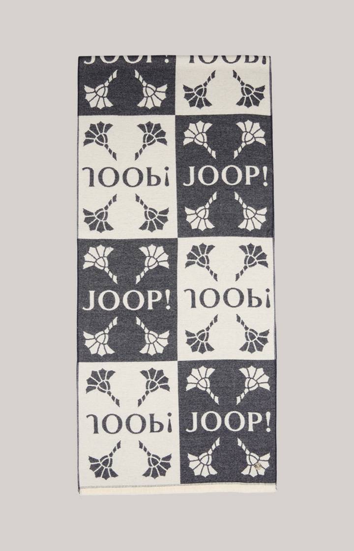 Joop Schal In Navy-Creme