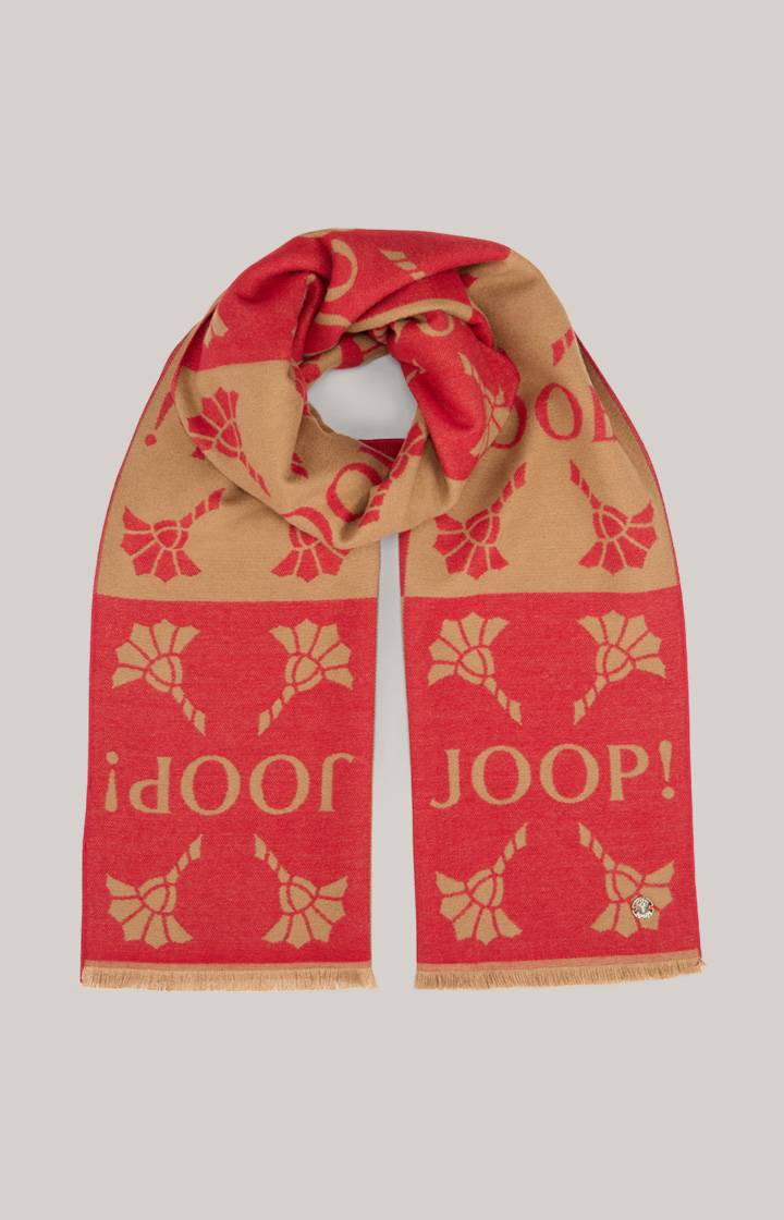 Joop Schal In Rot-Braun