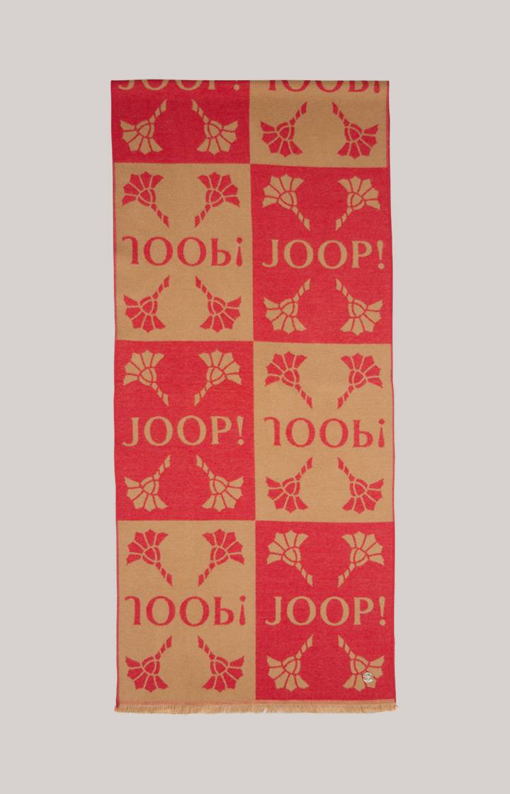 Joop Schal In Rot-Braun