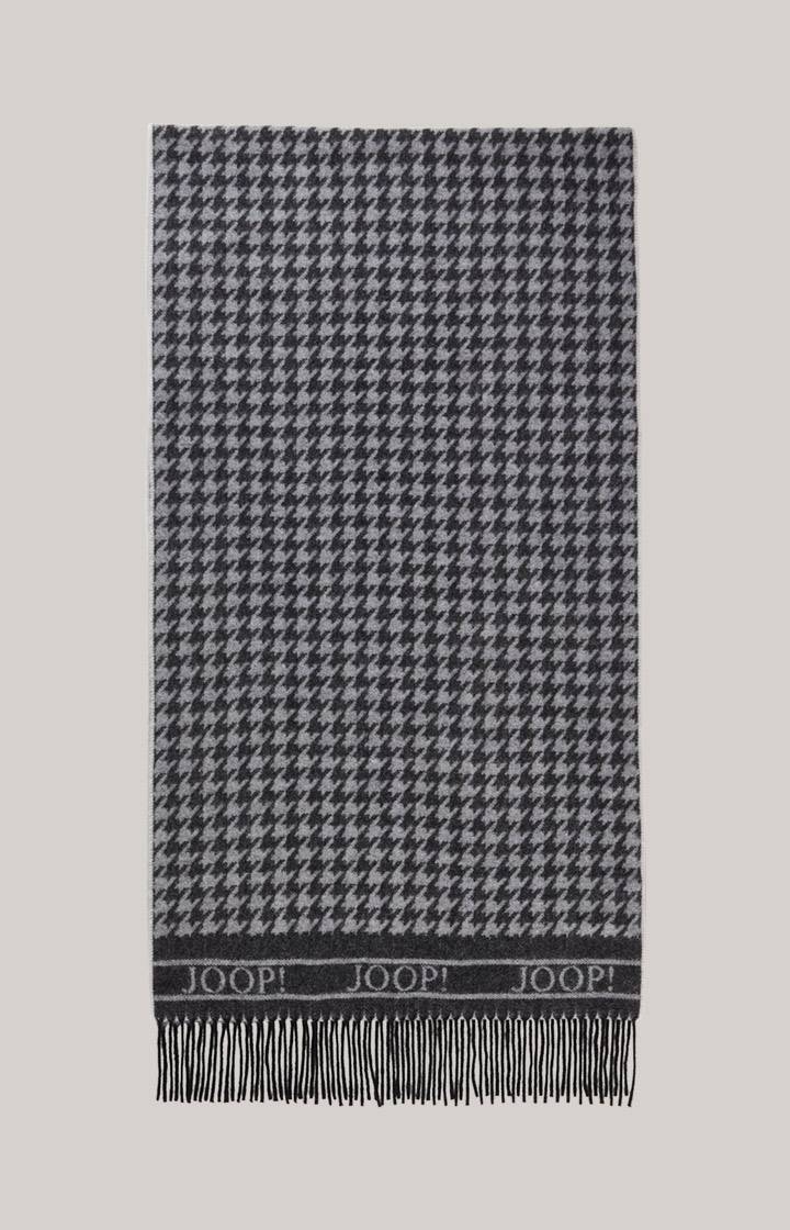 Joop Schal In Schwarz/Grau Gemustert
