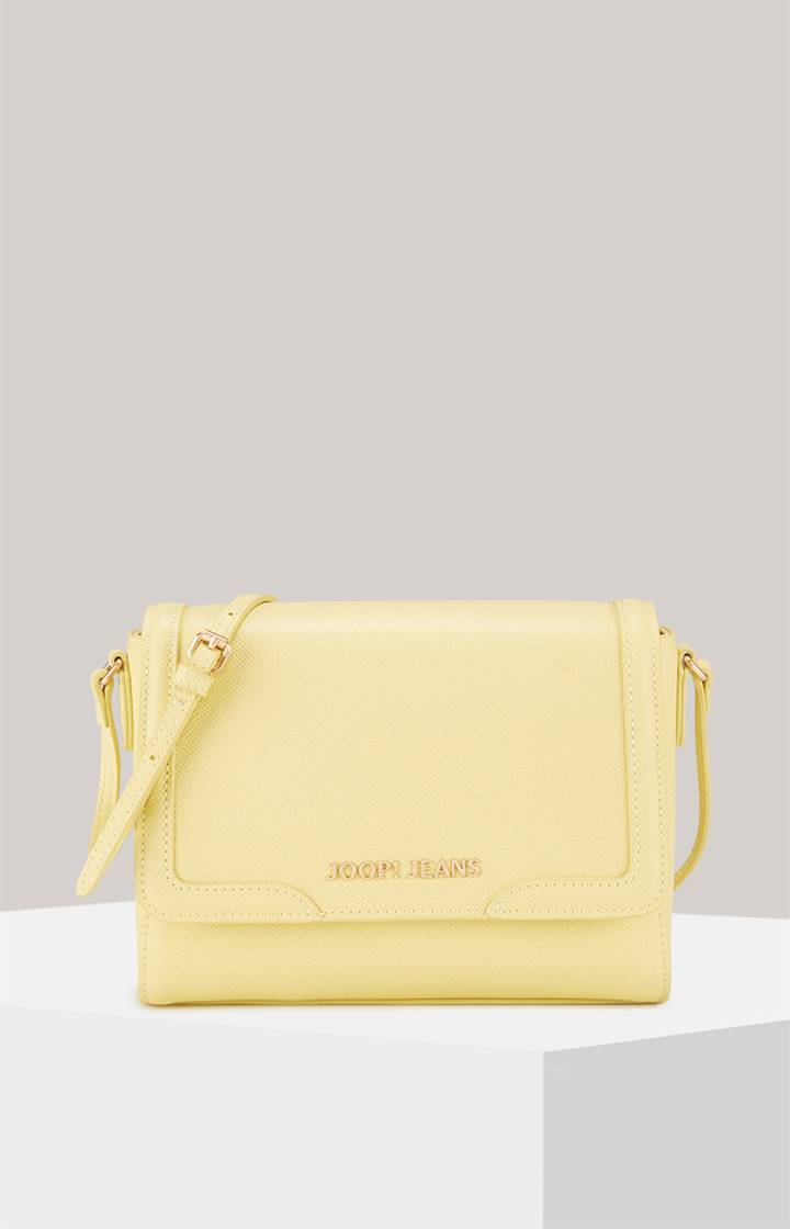 Joop Schultertasche Cornice Lorena in Gelb
