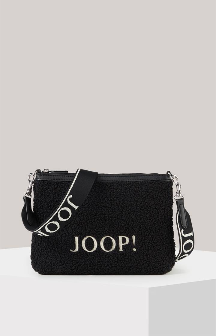 Joop Schultertasche Mazzolino Pelo Wren in Schwarz