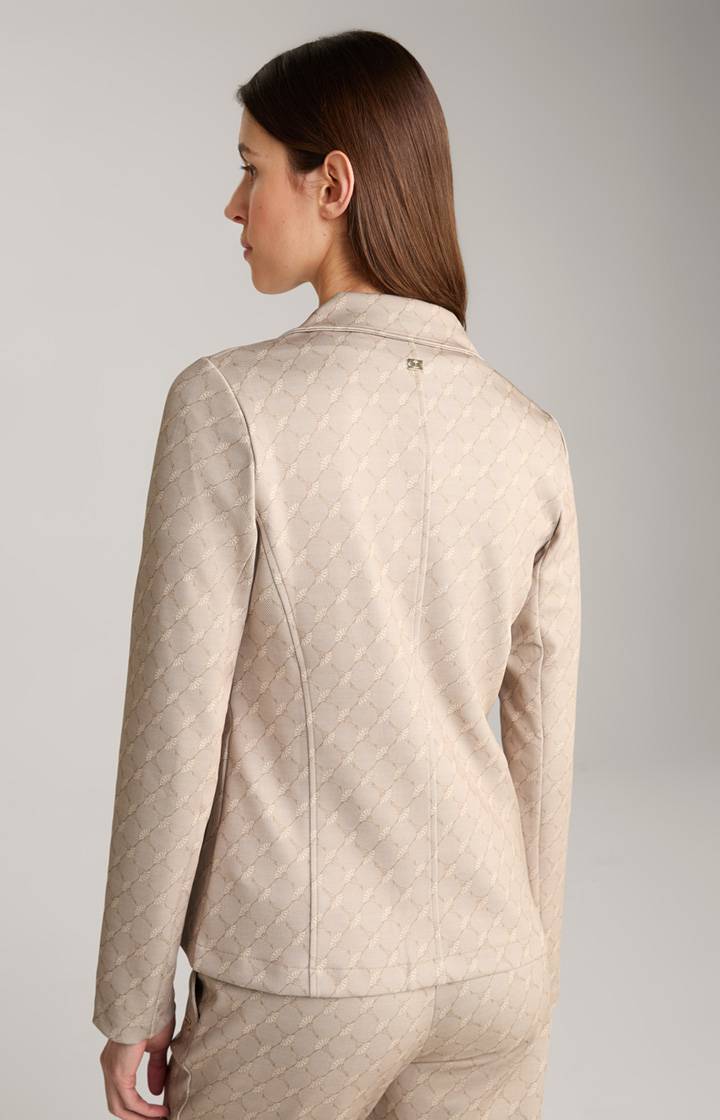 Joop Scuba-Blazer In Beige Gemustert