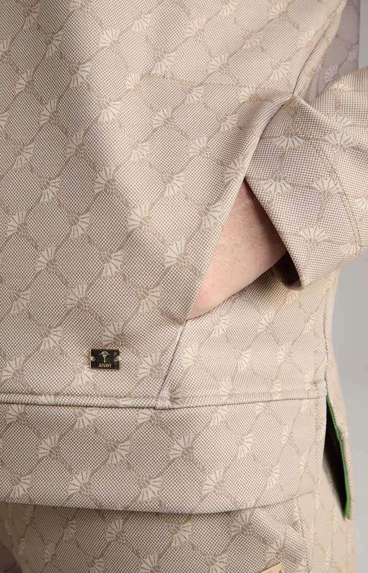Joop Scuba-Hoodie In Beige Gemustert