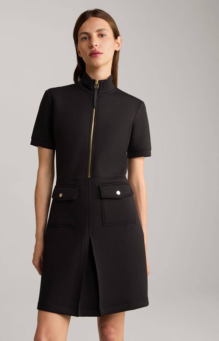 Joop Scuba-Kleid in Schwarz