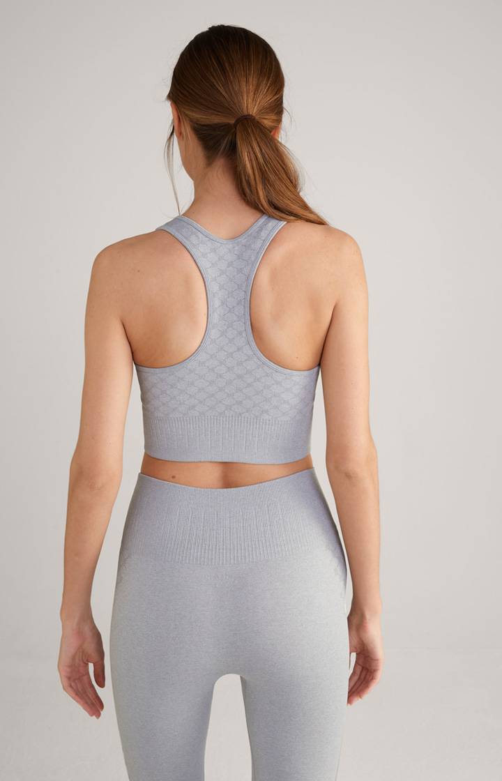 Joop Seamless Sport-Bustier In Hellgrau Meliert