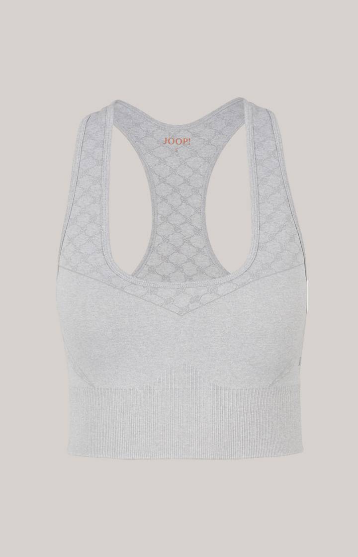 Joop Seamless Sport-Bustier In Hellgrau Meliert