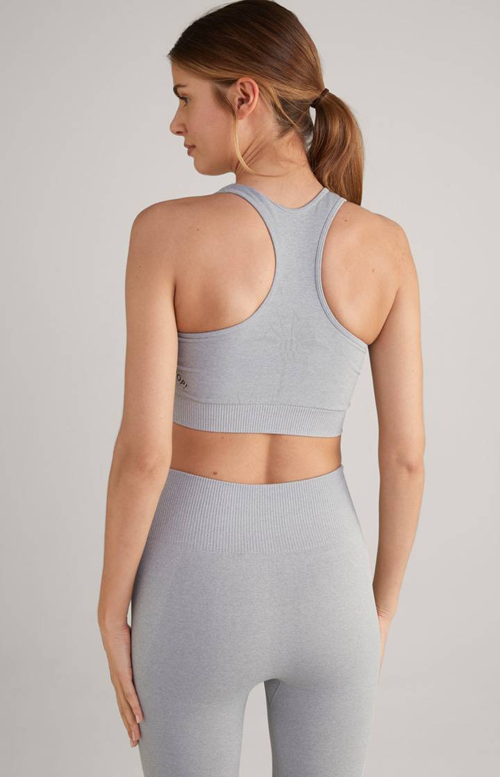 Joop Seamless Sport-Bustier In Hellgrau Meliert