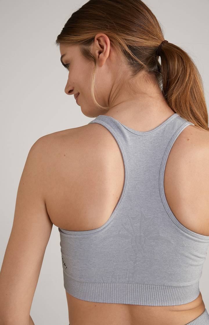 Joop Seamless Sport-Bustier In Hellgrau Meliert