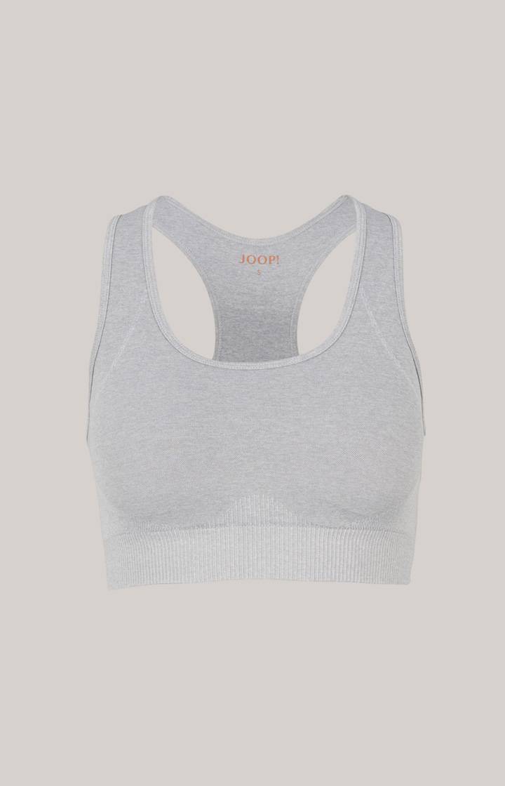 Joop Seamless Sport-Bustier In Hellgrau Meliert