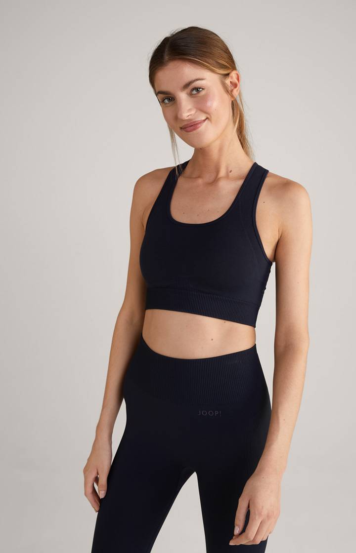 Joop Seamless Sport-Bustier in Nachtblau