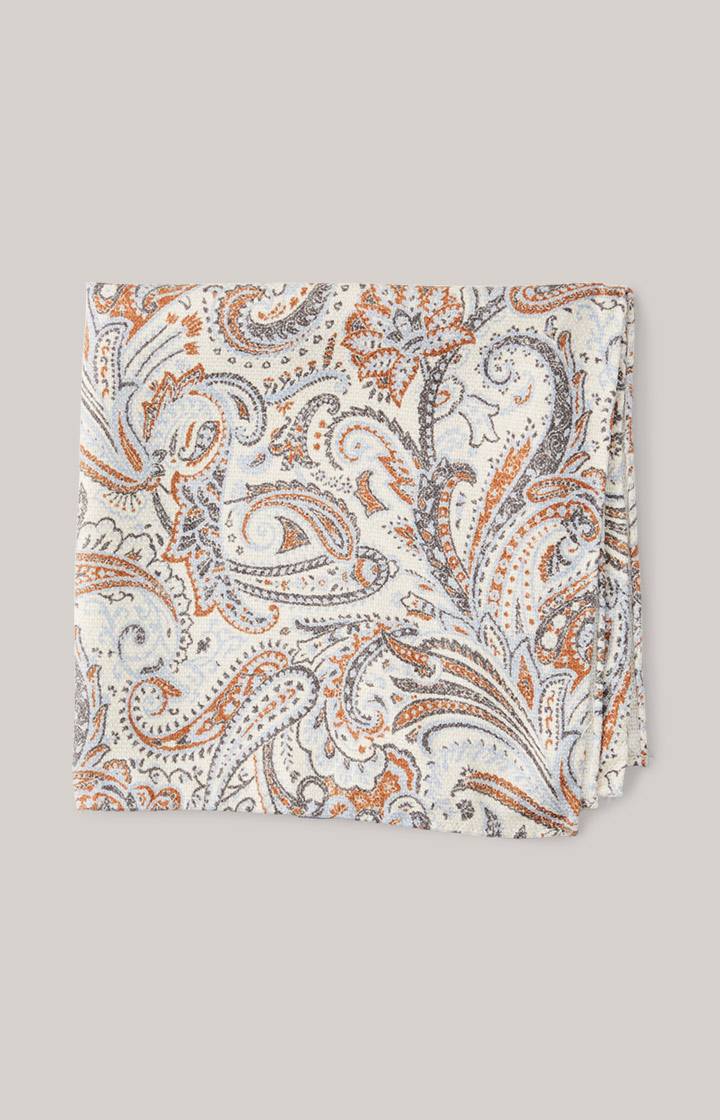 Joop Seiden-Einstecktuch in Beige/Blau