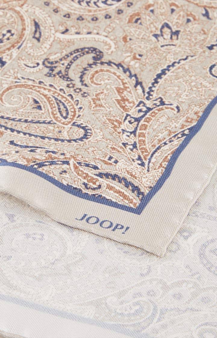 Joop Seiden-Einstecktuch In Beige/Navy