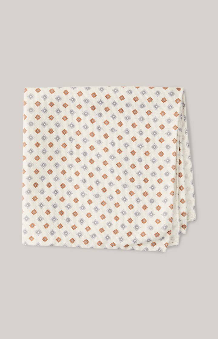 Joop Seiden-Einstecktuch in Offwhite/Blau