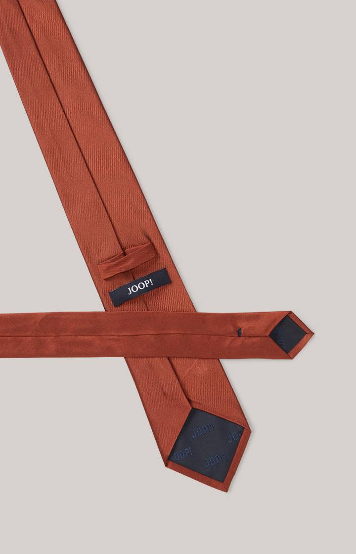 Joop Seidenkrawatte In Dunkelorange
