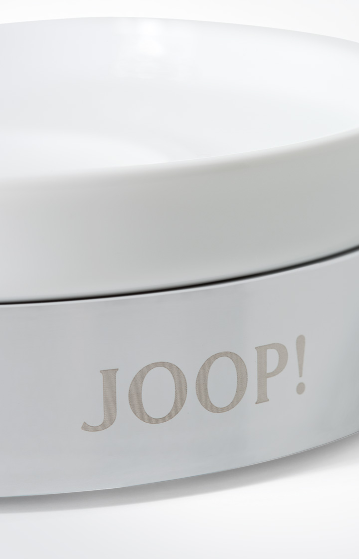 Joop Seifenschale Chromeline, Silber/Weiß