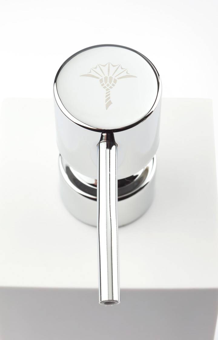 Joop Seifenspender Bathline, Weiß/Silber
