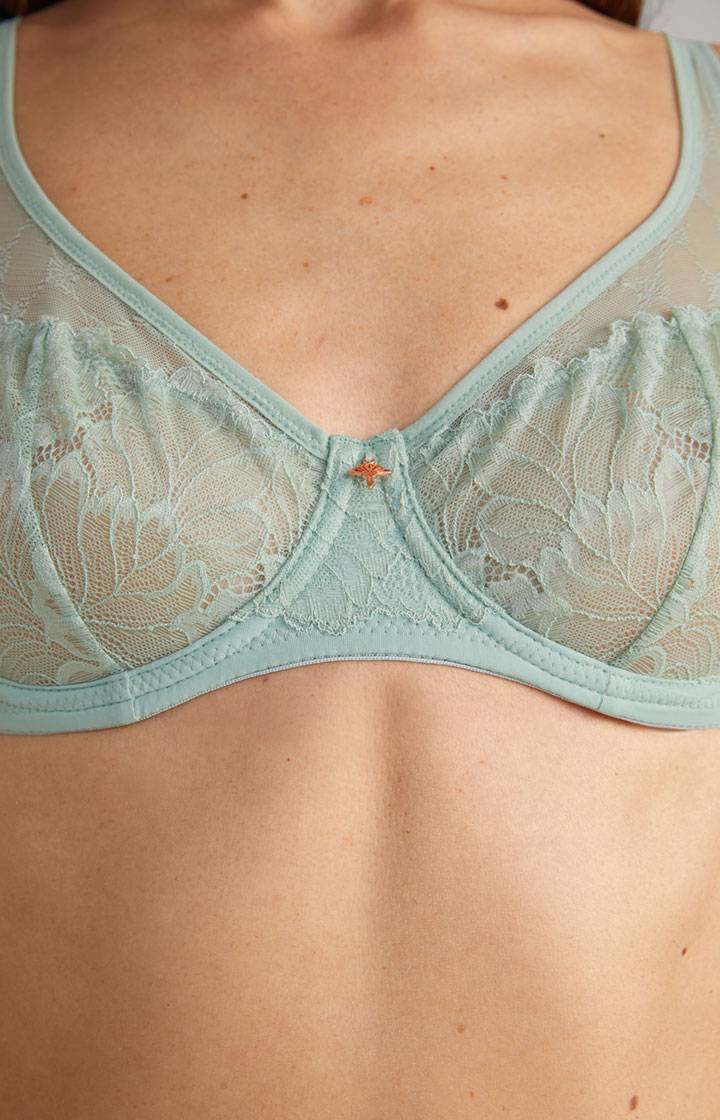 Joop Spitzen-BH Mit Bügel In Sea Grass