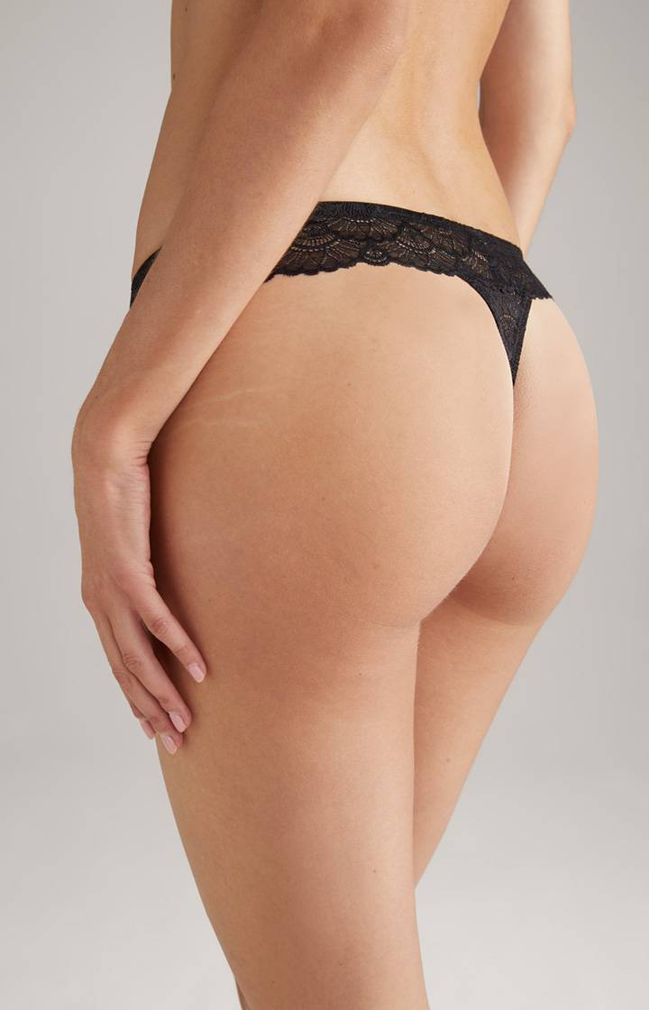 Joop Spitzen-String In Schwarz