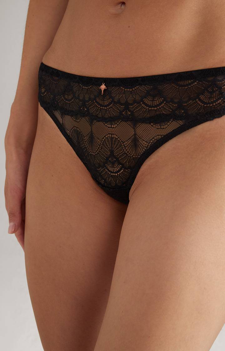 Joop Spitzen-String In Schwarz