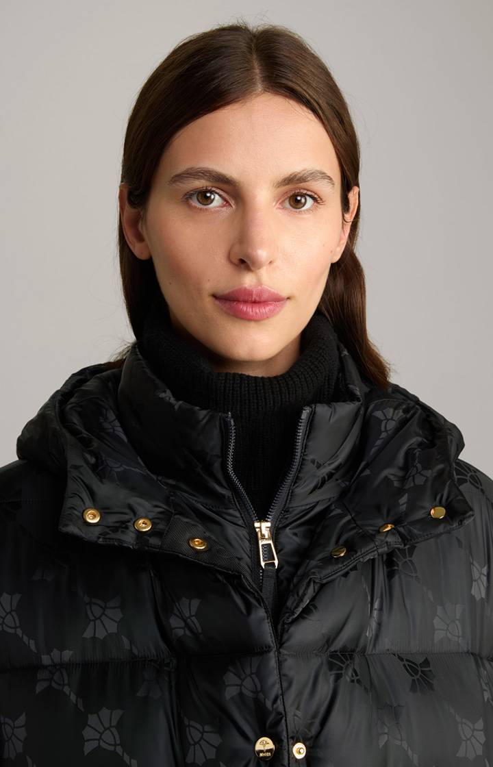 Joop Steppmantel In Schwarz Gemustert