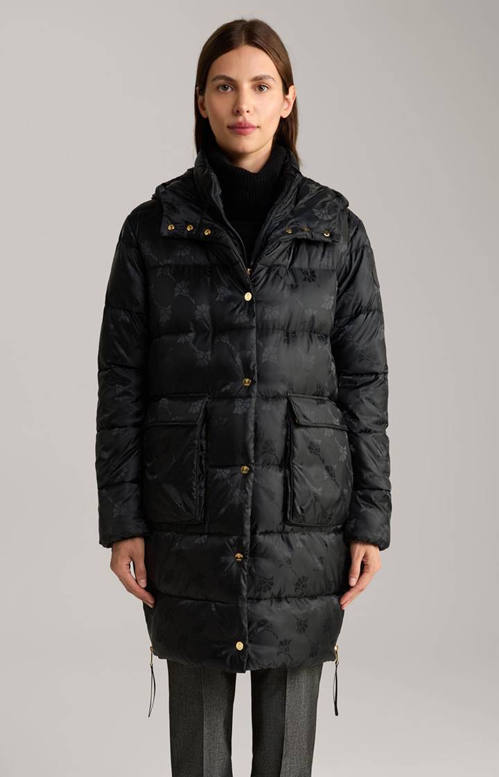 Joop Steppmantel in Schwarz gemustert