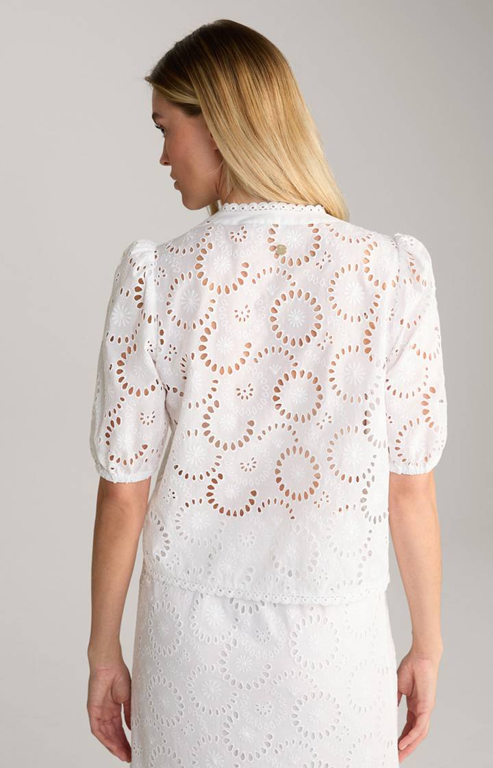 Joop Stick-Bluse In Weiß