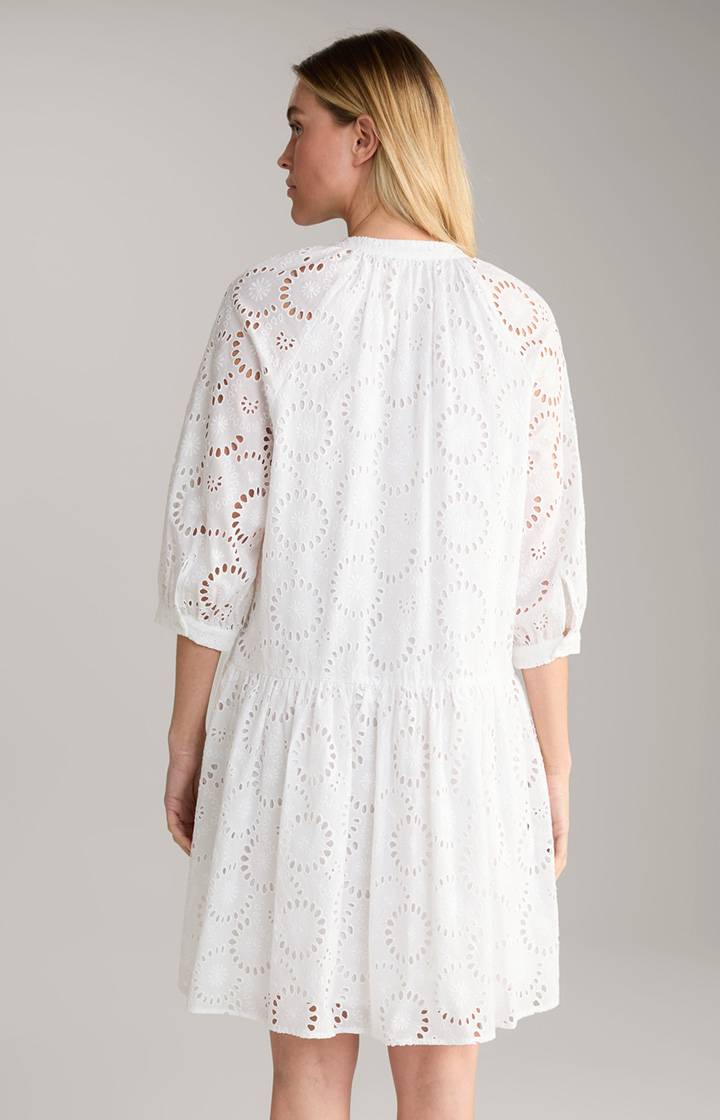 Joop Stick-Kleid In Weiß