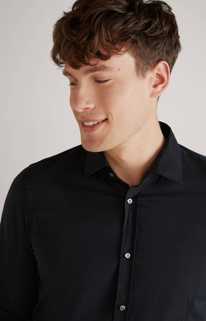 Joop Stretch-Hemd Victor In Schwarz