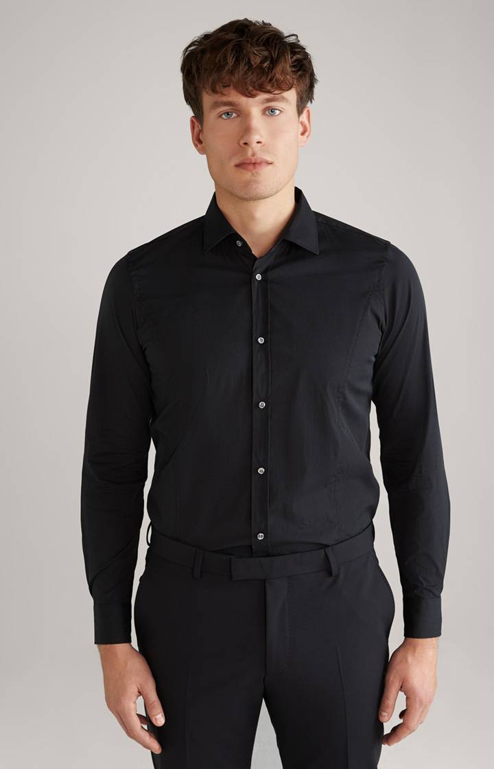 Joop Stretch-Hemd Victor in Schwarz