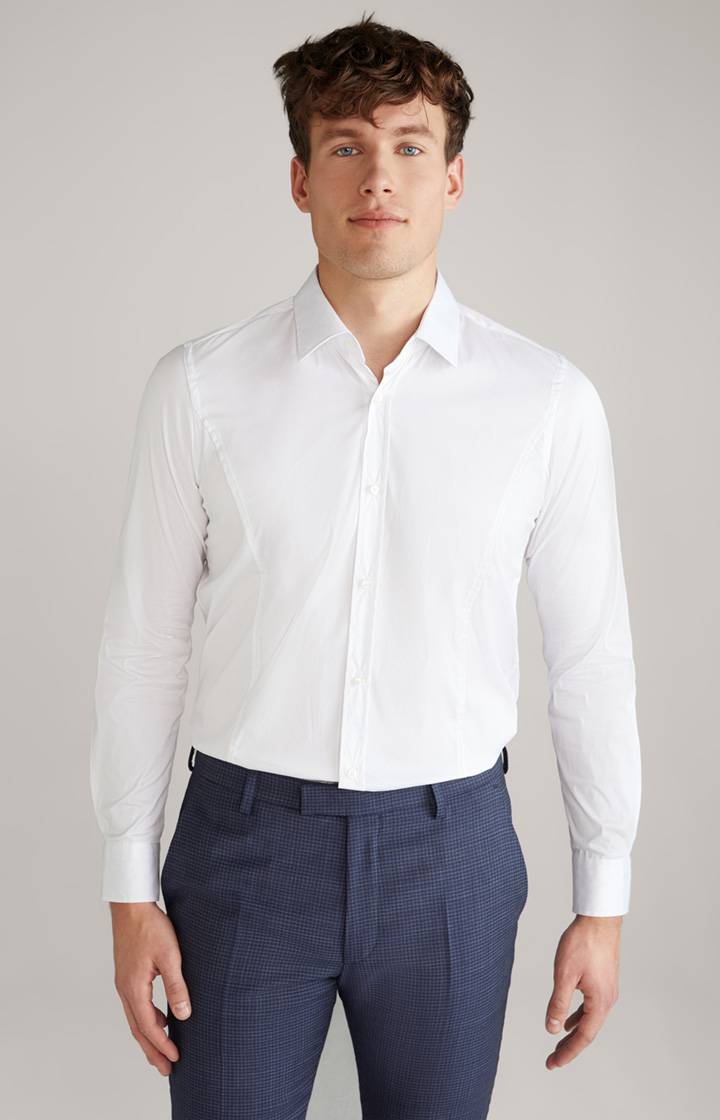 Joop Stretch-Hemd Victor in Weiß
